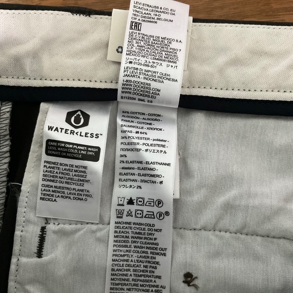 NEW Men's Dockers Easy Khaki Chocolate Brown 34x32 - Picture 5 of 8